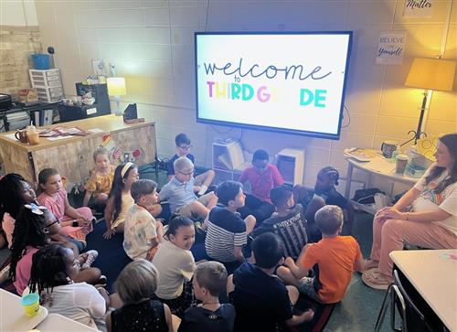 classroom of kids